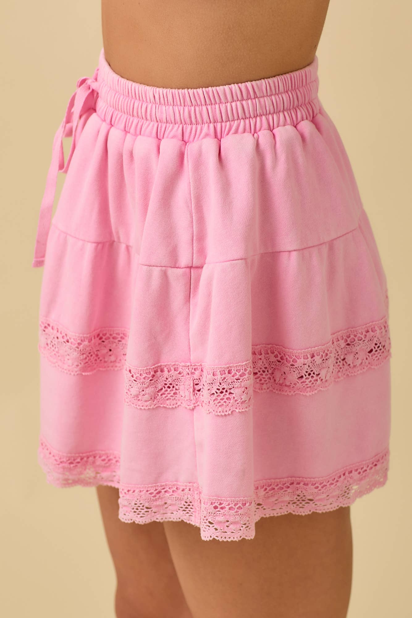 Lace Trim Sweatshirt Set – Romantic Cozy Loungewear