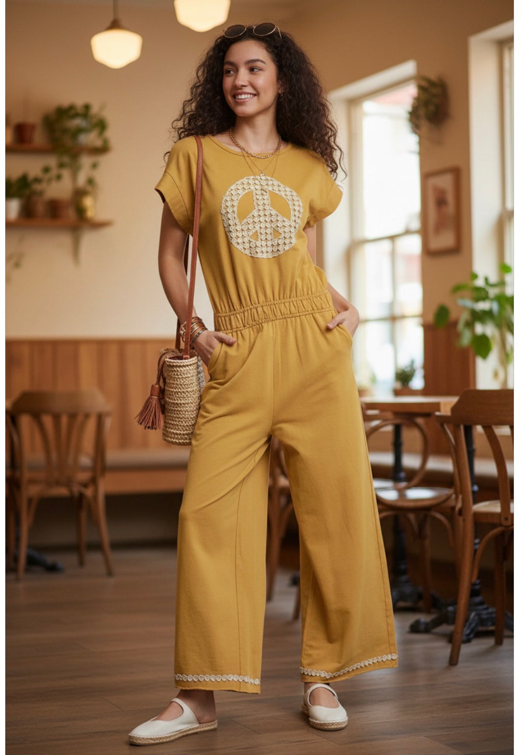 Mineral Washed French Terry Jumpsuit