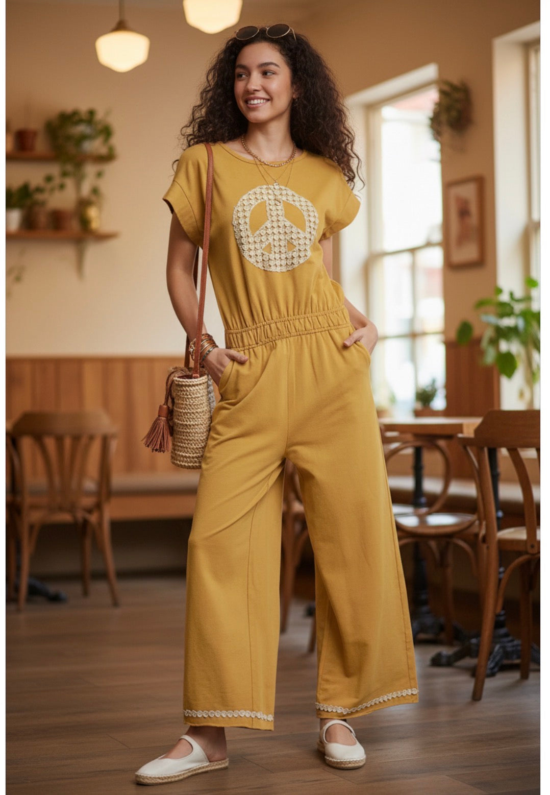 Mineral Washed French Terry Jumpsuit