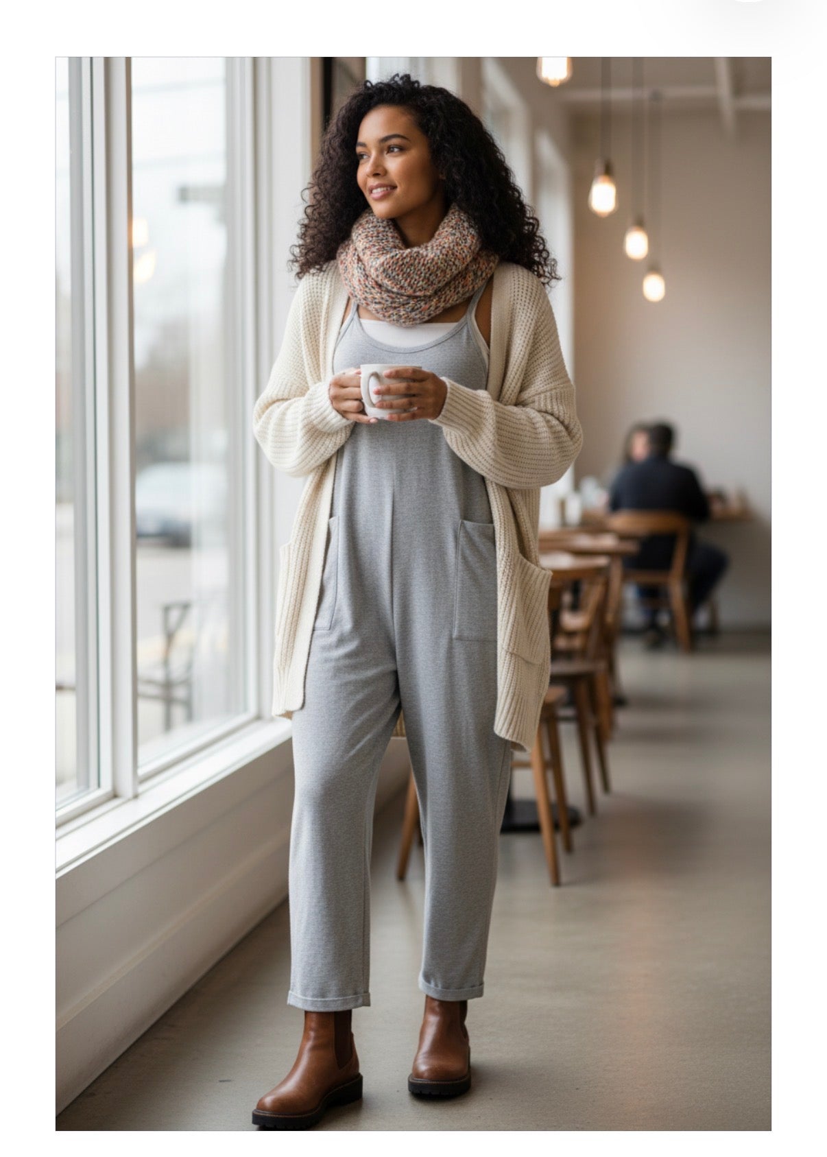 Spaghetti Strap Pocketed Onsie Jumpsuit