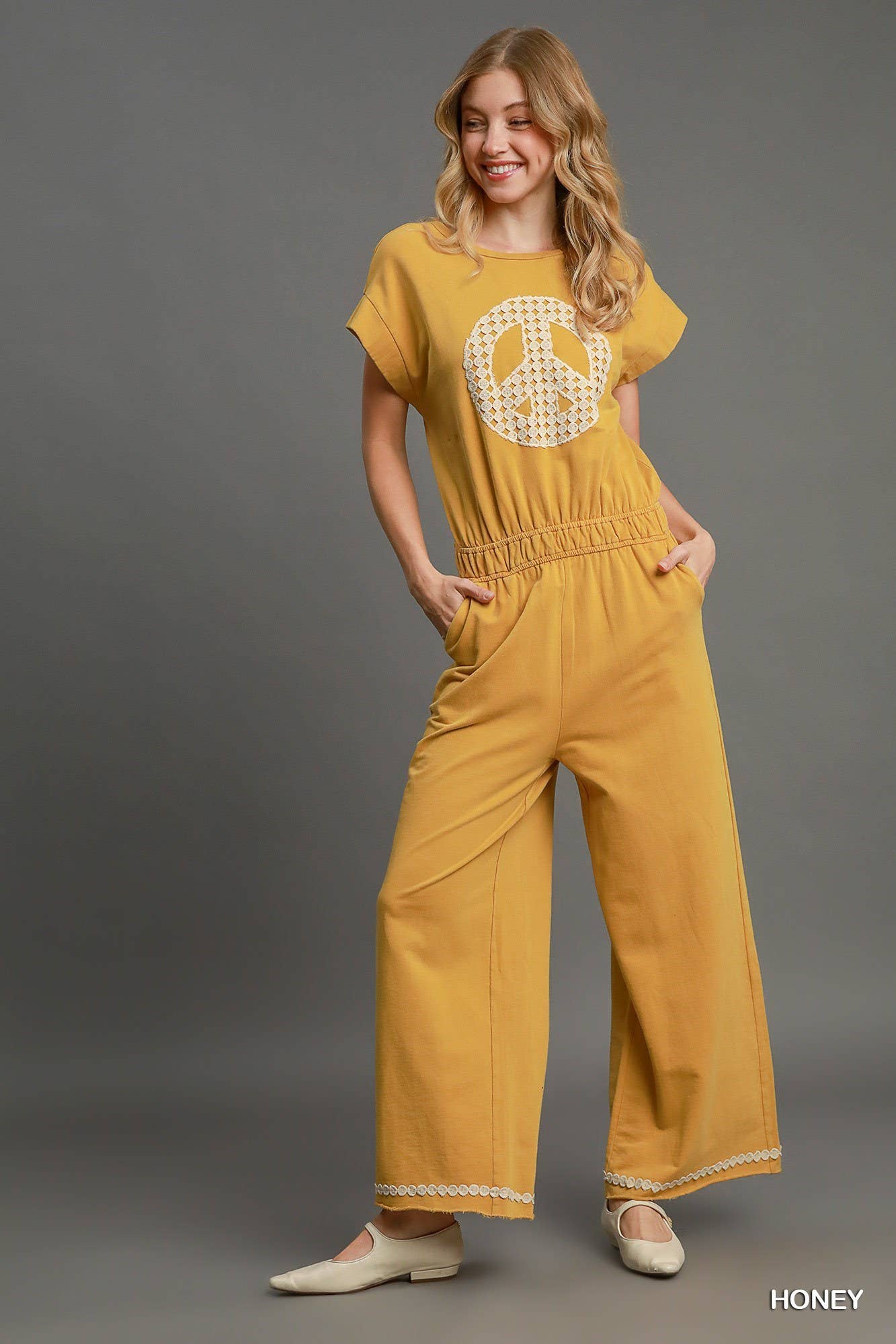 Mineral Washed French Terry Jumpsuit