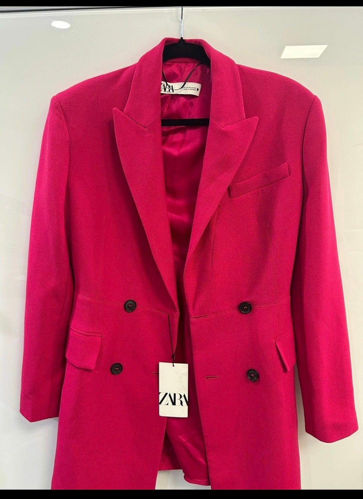 Zara Blazer Dress Size XS Fits Med NWT $149 Retail