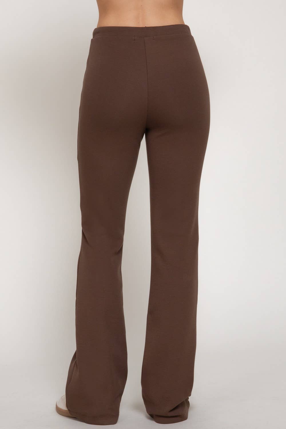 Flare Knit Pants W/ drawstring