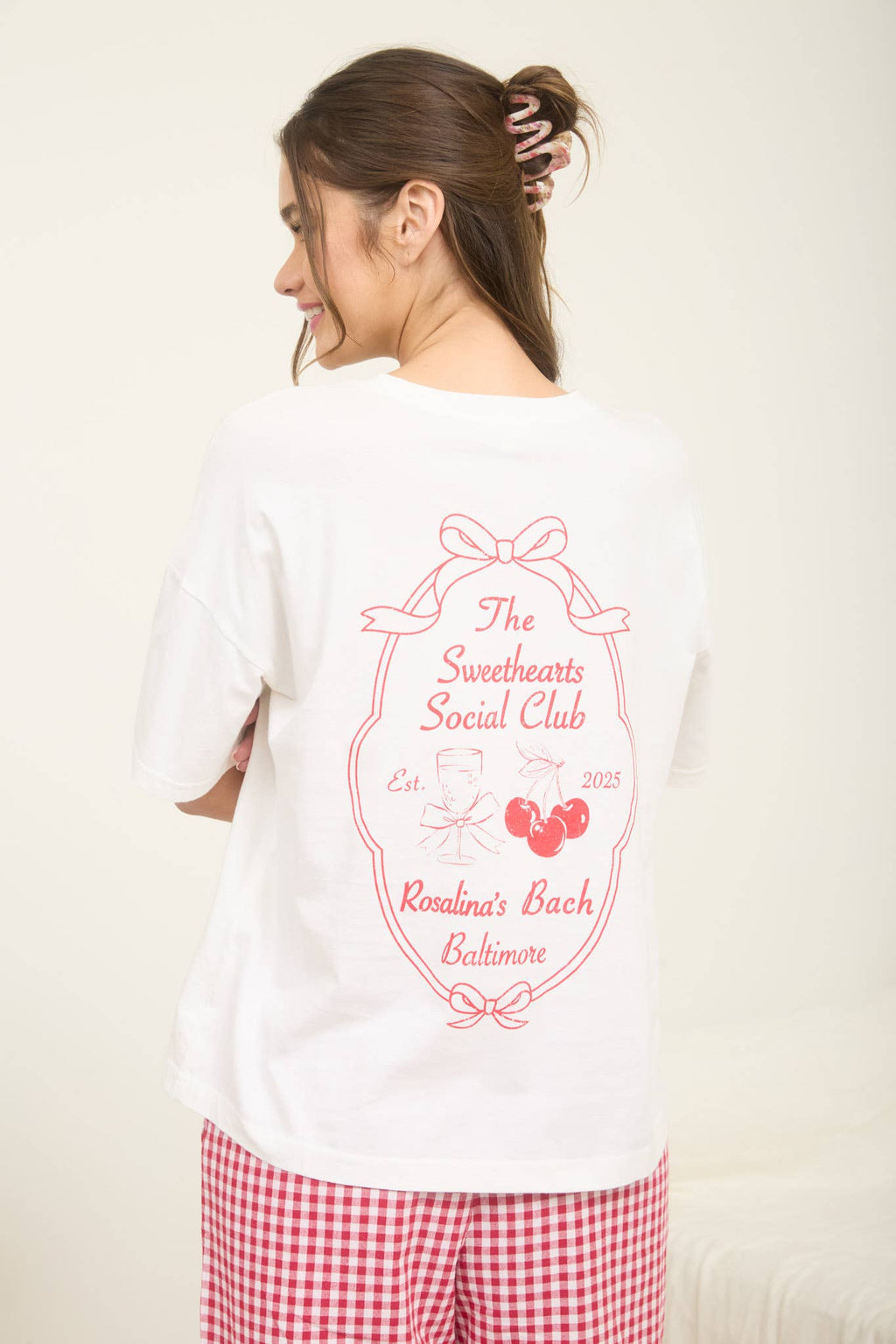 CHERRY SHORT SLEEVE GRAPHIC T-SHIRT