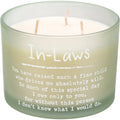 In Laws Poetry Candle